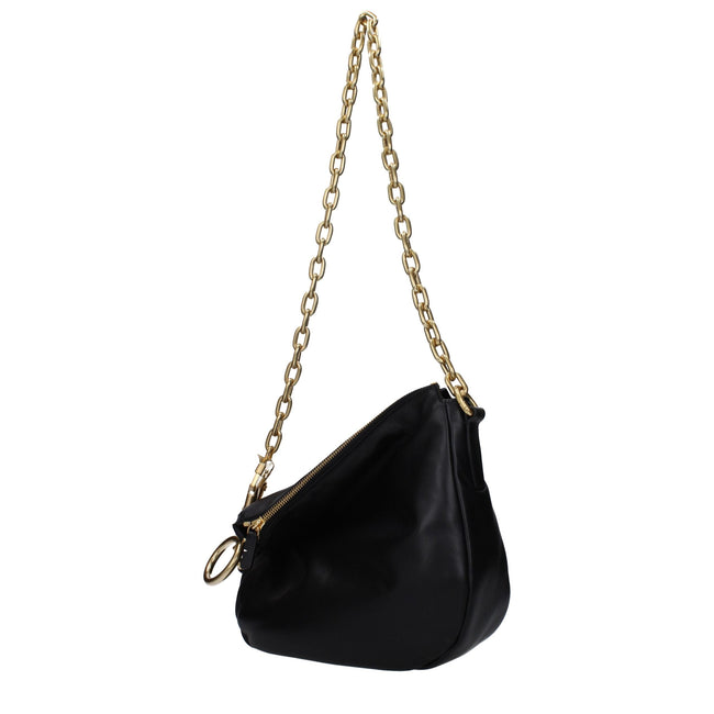 Burberry Black Leather Shoulder Bags Burberry