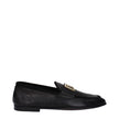 Dolce & Gabbana Black Leather Slip-On Loafers Dolce & Gabbana