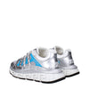 Versace Gray Fabric Athletic Sneakers Versace