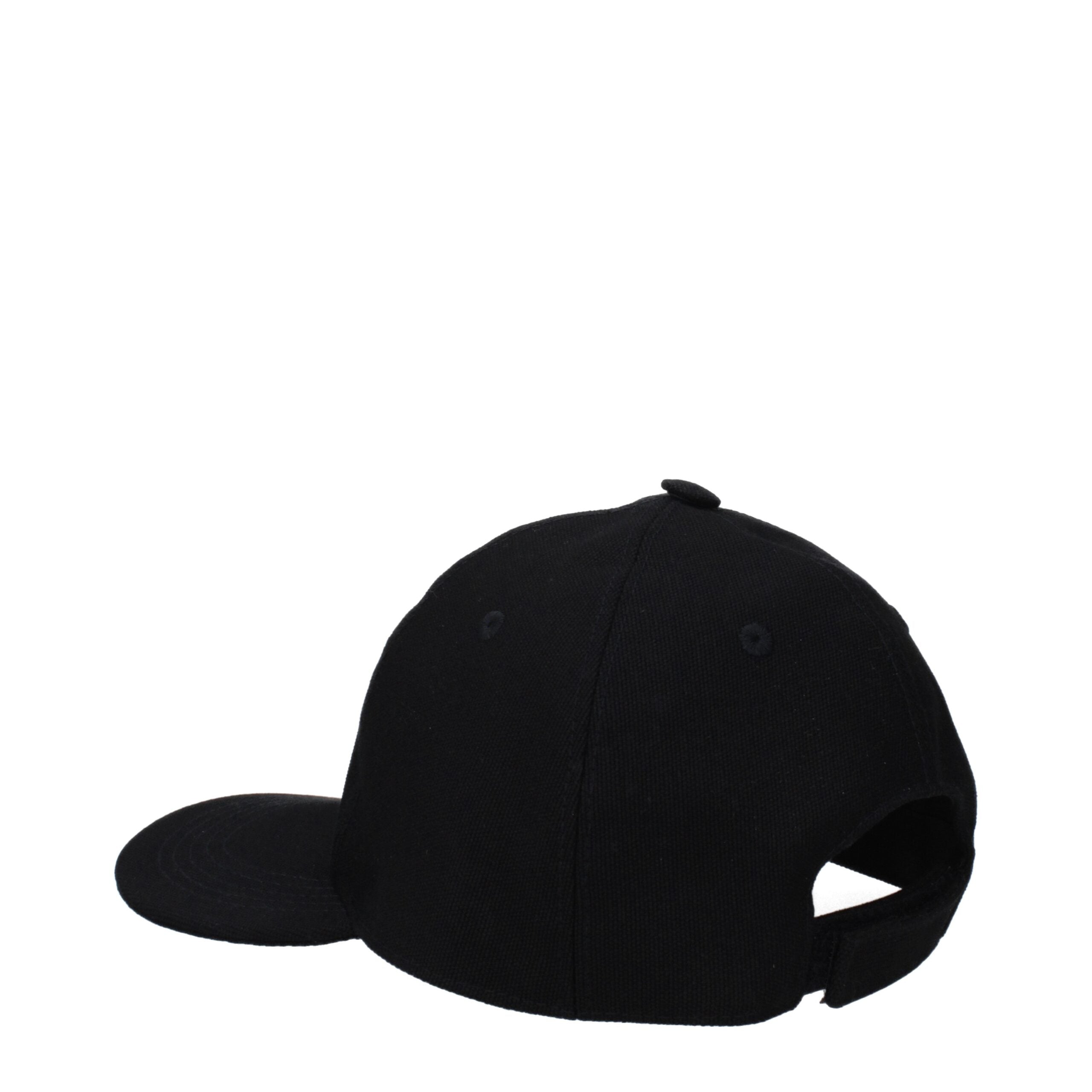 Stella McCartney Black Cotton Caps (Baseball Hat) Stella McCartney