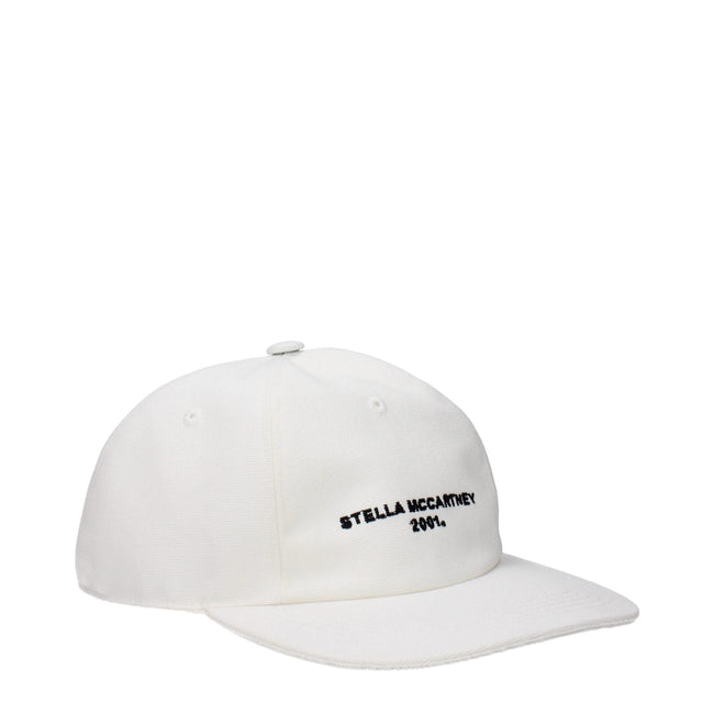 Stella McCartney White Cotton Caps (Baseball Hat) Stella McCartney