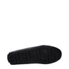 Versace Black Leather Slip-On Loafers Versace