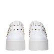 Valentino Garavani White Leather Platform Sneakers Valentino Garavani
