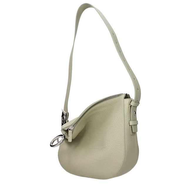 Burberry Green Leather Shoulder Bags Burberry