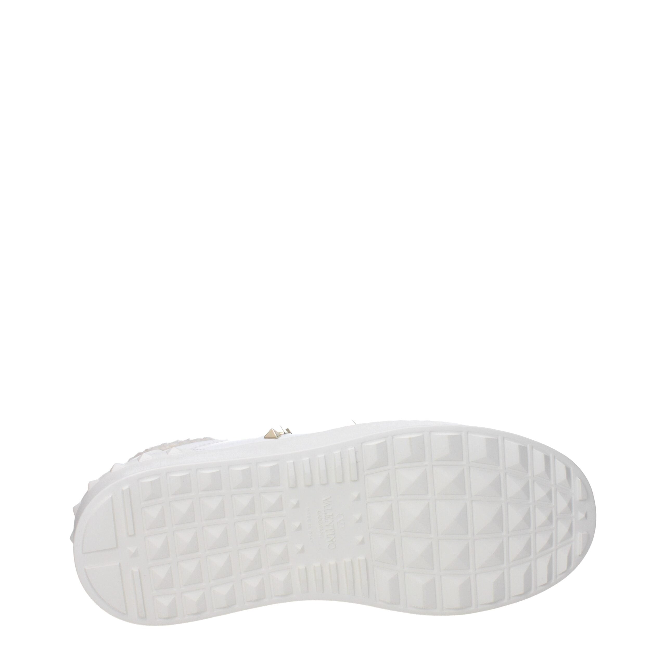 Valentino Garavani White Leather Platform Sneakers Valentino Garavani