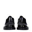 Stuart Weitzman Black Leather Slip-On Loafers Stuart Weitzman