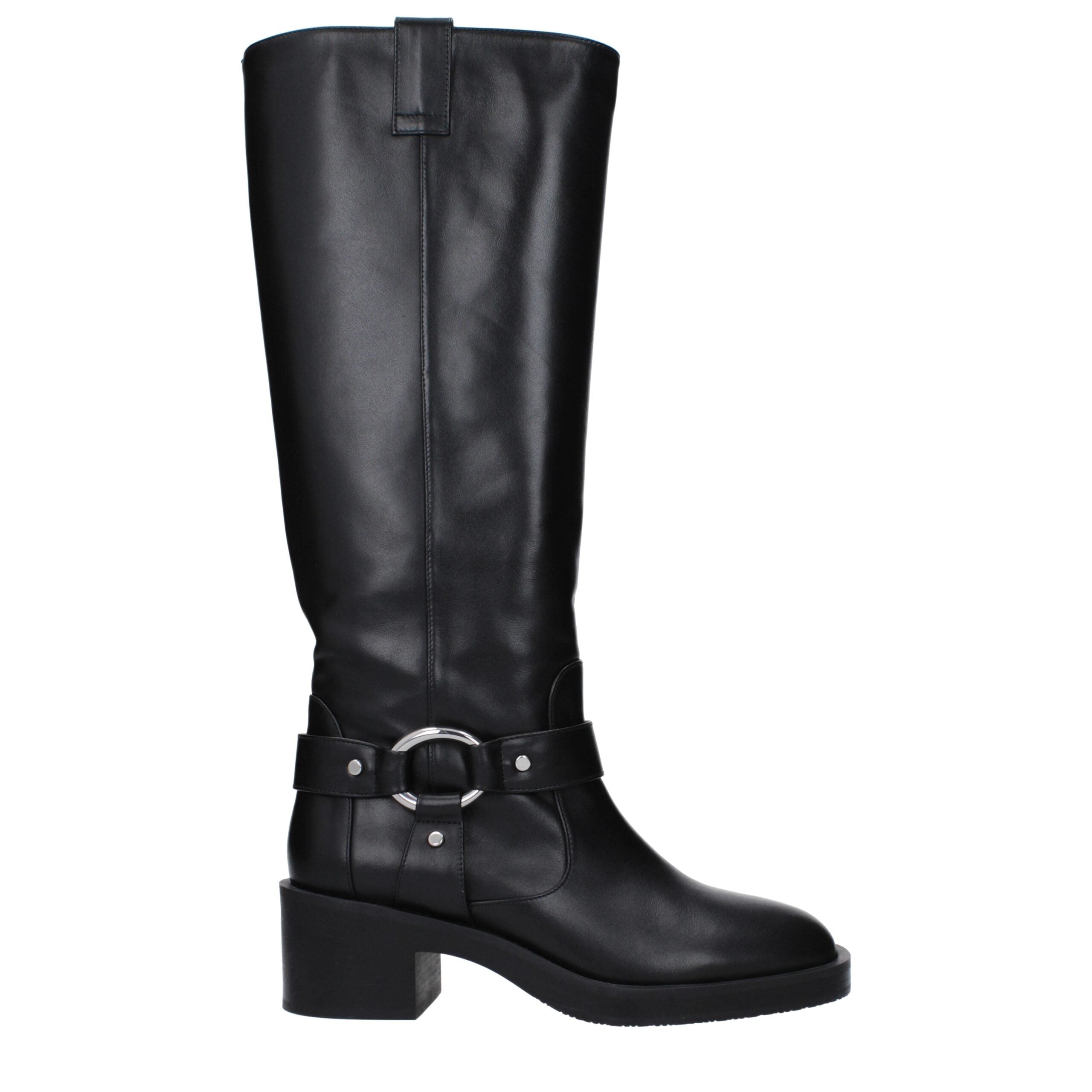 Stuart Weitzman Black Leather High Heel Boots Stuart Weitzman
