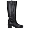 Stuart Weitzman Black Leather High Heel Boots Stuart Weitzman