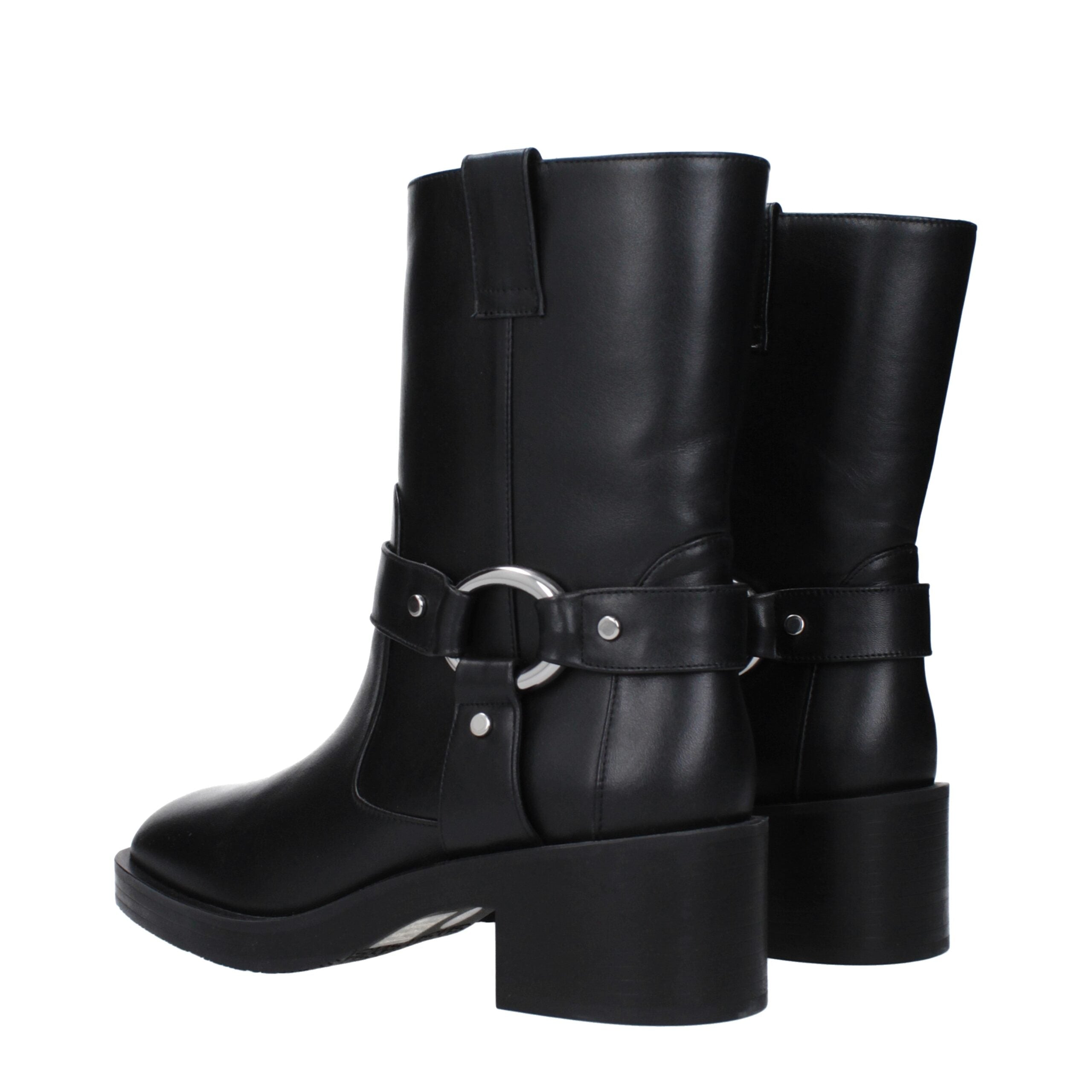 Stuart Weitzman Black Leather Ankle Boots Stuart Weitzman