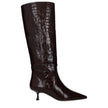 Stuart Weitzman Brown Leather High Heel Boots Stuart Weitzman