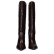 Stuart Weitzman Brown Leather High Heel Boots Stuart Weitzman
