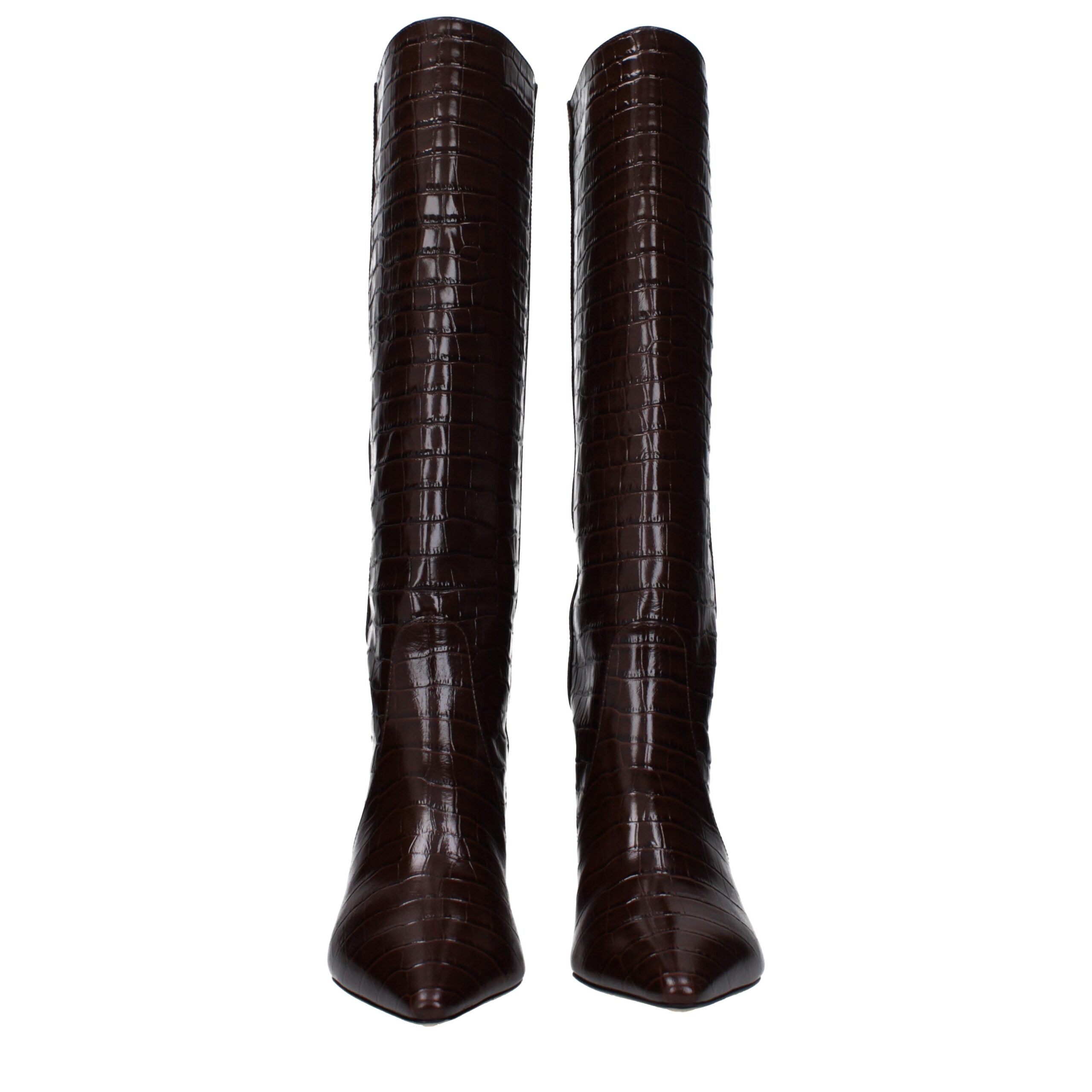 Stuart Weitzman Brown Leather High Heel Boots Stuart Weitzman
