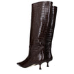 Stuart Weitzman Brown Leather High Heel Boots Stuart Weitzman