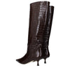 Stuart Weitzman Brown Leather High Heel Boots Stuart Weitzman