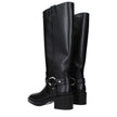 Stuart Weitzman Black Leather High Heel Boots Stuart Weitzman