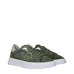 Philippe Model Green Leather Low Tops Philippe Model