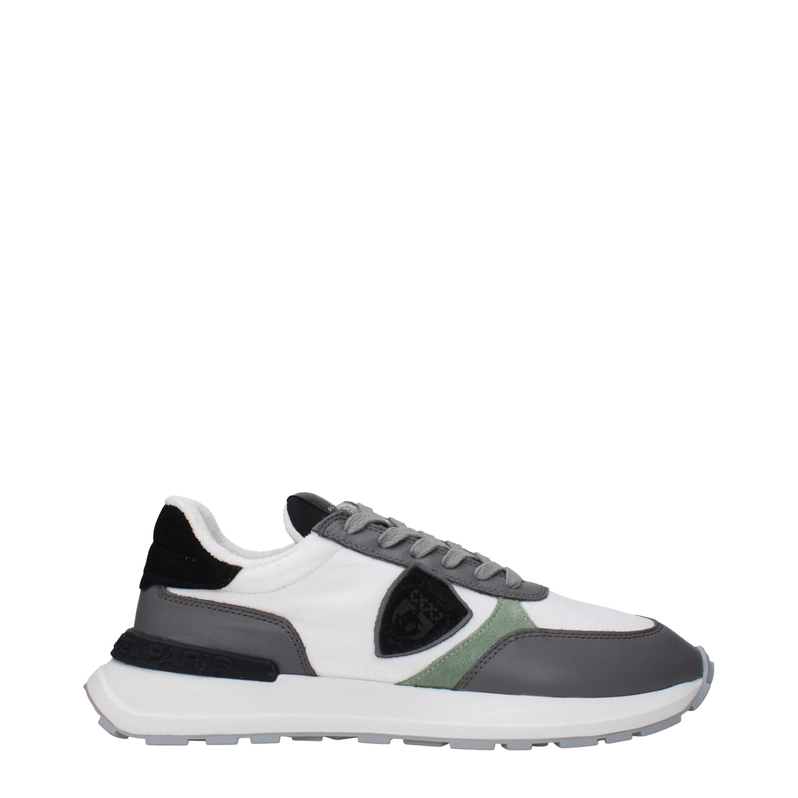 Philippe Model White Fabric Low Tops Philippe Model