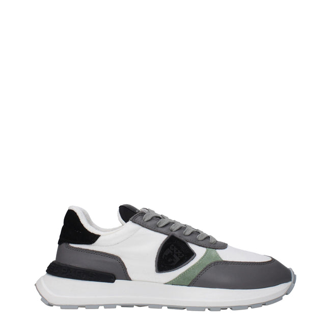 Philippe Model White Fabric Low Tops Philippe Model