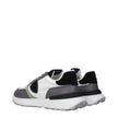 Philippe Model White Fabric Athletic Sneakers Philippe Model