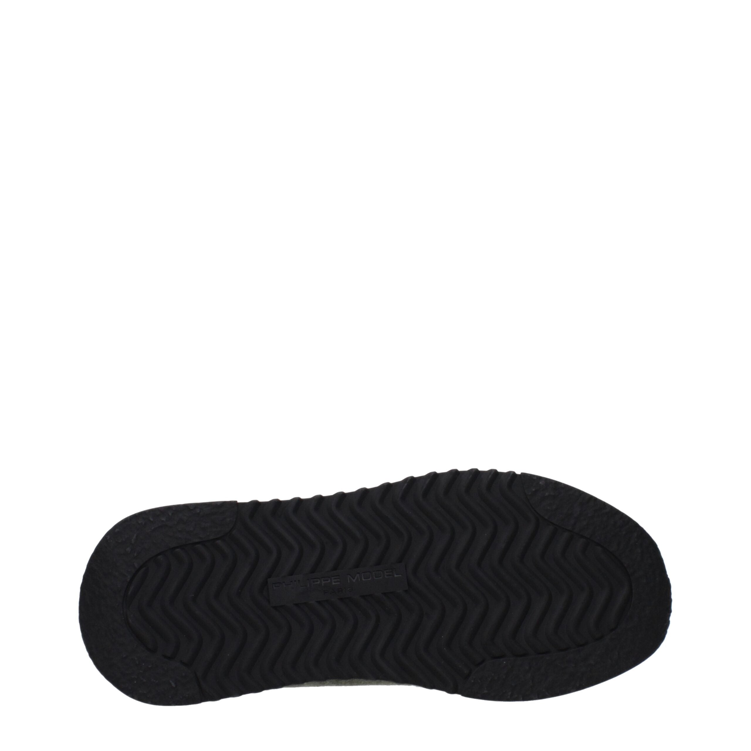 Philippe Model Green Leather Athletic Sneakers Philippe Model