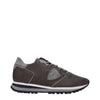 Philippe Model Gray Leather Sneakers Philippe Model