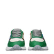 Philippe Model Green Fabric Athletic Sneakers Philippe Model