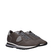 Philippe Model Gray Leather Sneakers Philippe Model