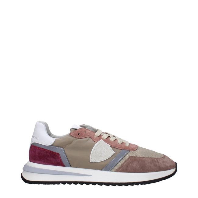 Philippe Model Beige Fabric Low Tops Philippe Model