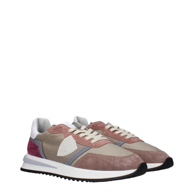Philippe Model Beige Fabric Low Tops Philippe Model