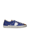 Philippe Model Blue Leather Low Tops Philippe Model