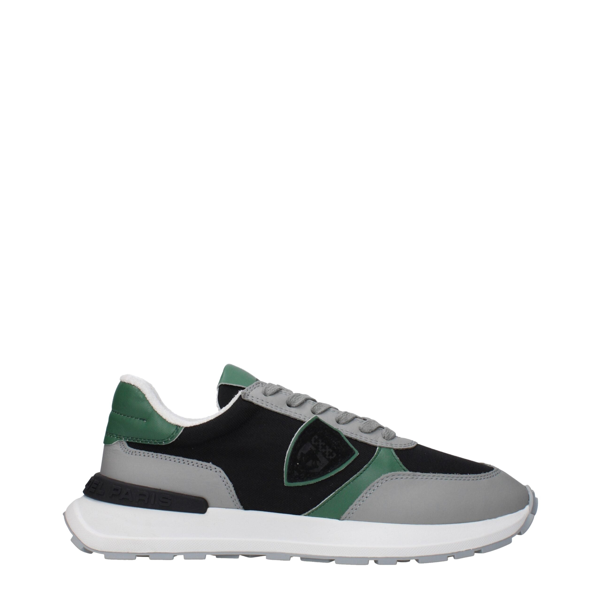 Philippe Model Black Fabric Athletic Sneakers Philippe Model