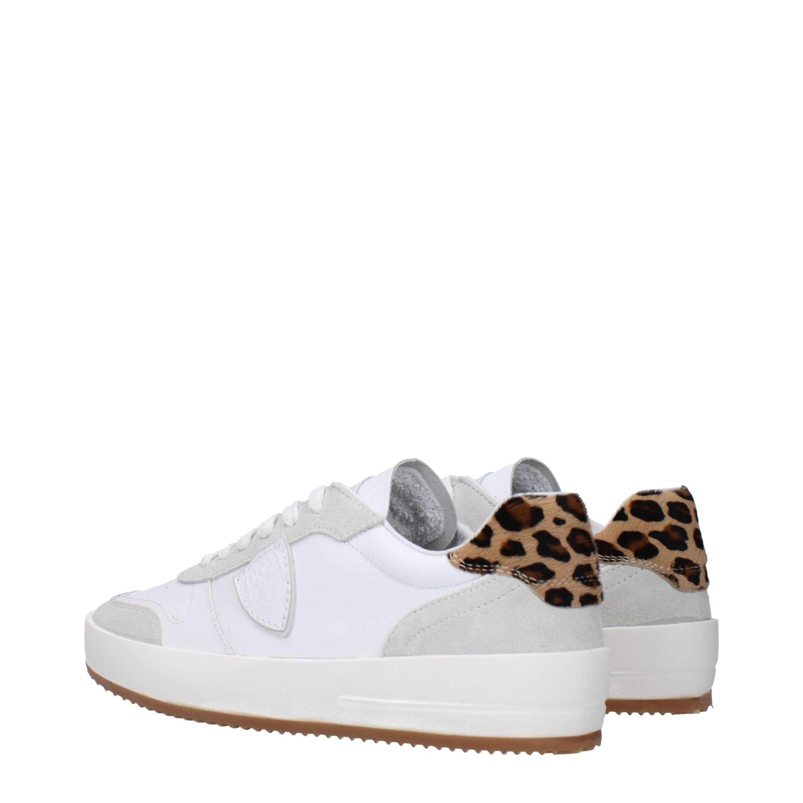Philippe Model White Leather Low Tops Philippe Model
