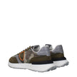 Philippe Model Green Fabric Athletic Sneakers Philippe Model