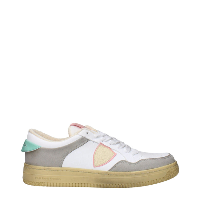 Philippe Model White Leather Low Tops Philippe Model