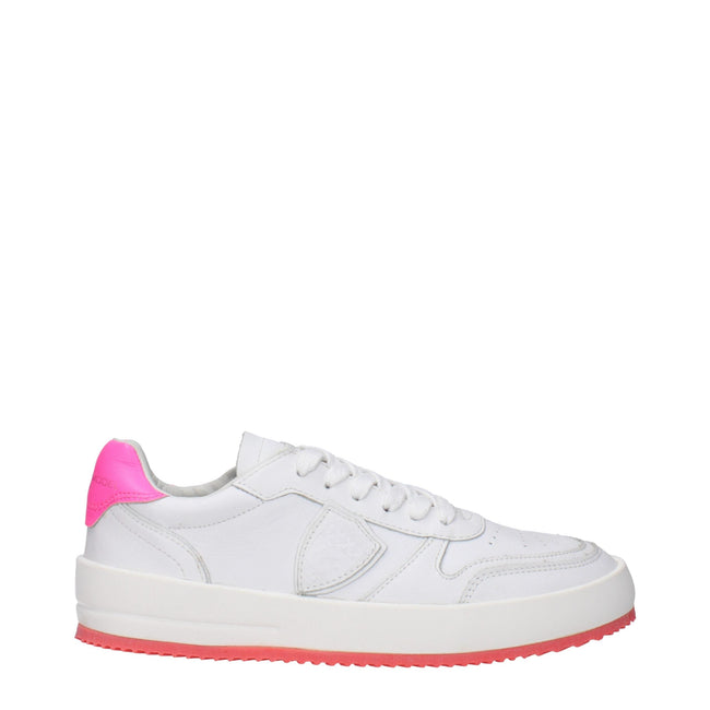 Philippe Model White Leather Sneakers Philippe Model