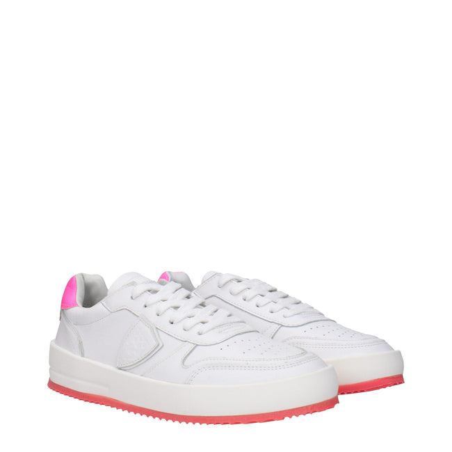 Philippe Model White Leather Sneakers Philippe Model