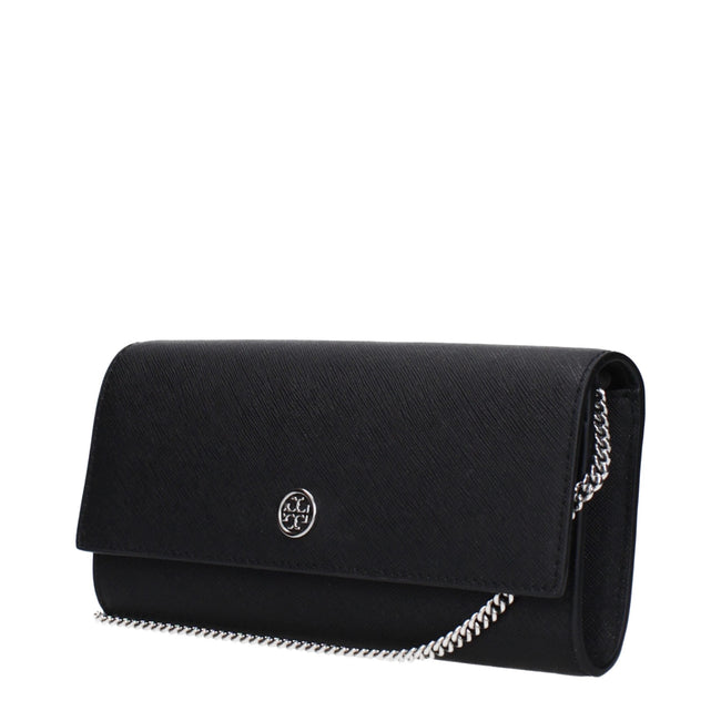 Tory Burch Black Leather Clutch Bags Tory Burch
