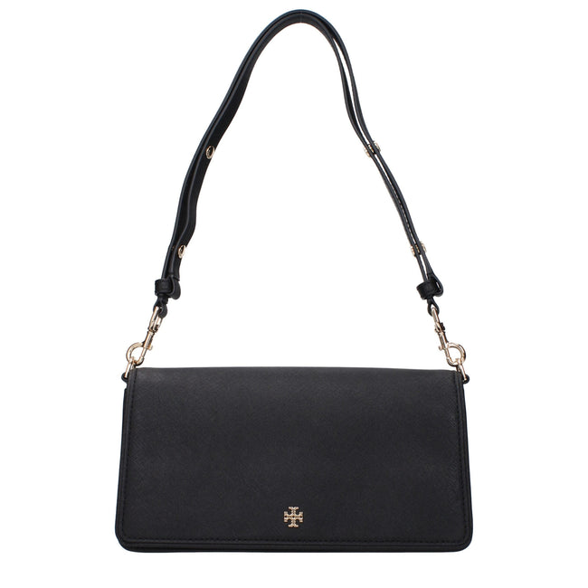 Tory Burch Black Leather Shoulder Bags Tory Burch