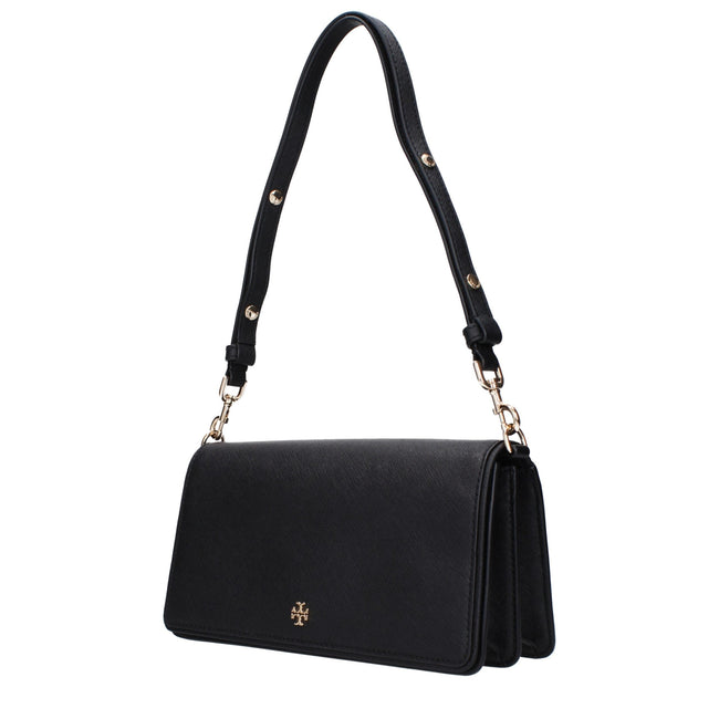 Tory Burch Black Leather Shoulder Bags Tory Burch