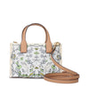 Tory Burch Beige Fabric Handbags Tory Burch