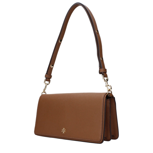 Tory Burch Brown Leather Shoulder Bags Tory Burch