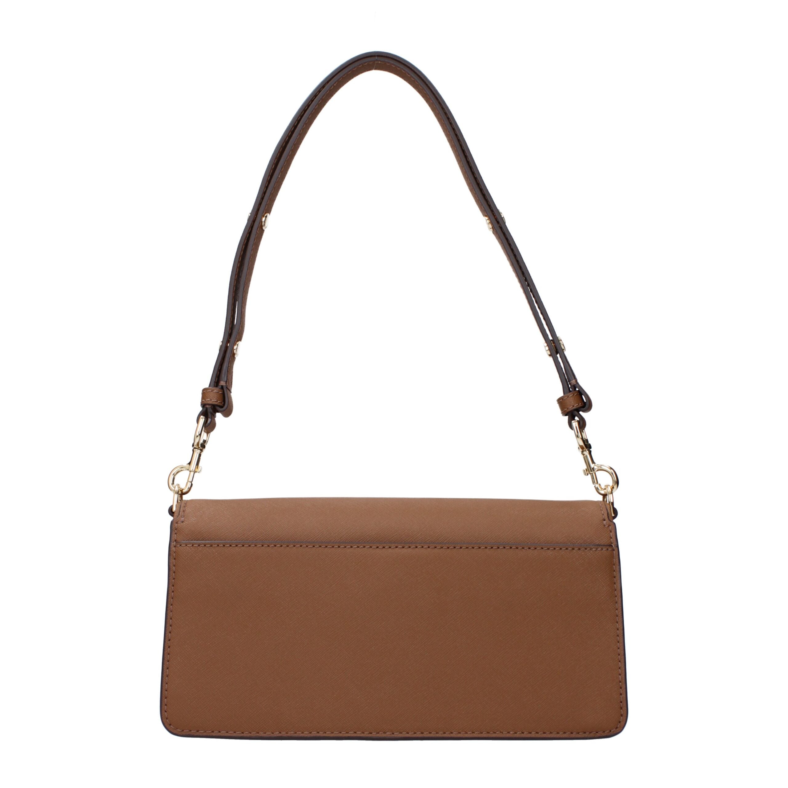 Tory Burch Brown Leather Shoulder Bags Tory Burch