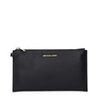 Michael Kors Black Leather Clutch Bags Michael Kors