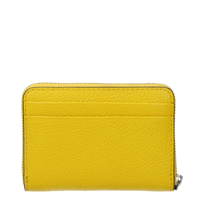 Michael Kors Yellow Leather Cardholders Michael Kors