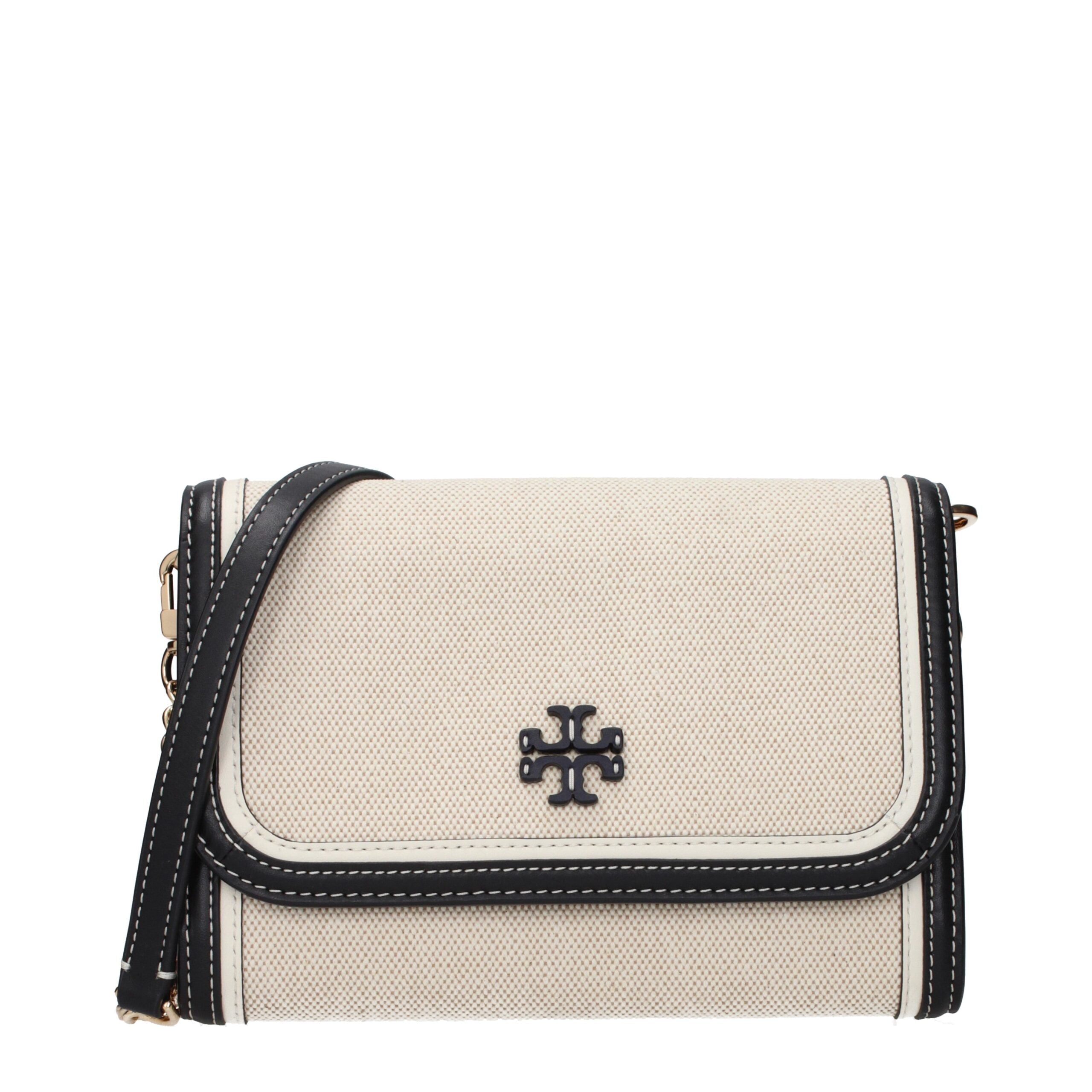 Tory Burch Beige Fabric Clutch Bags Tory Burch