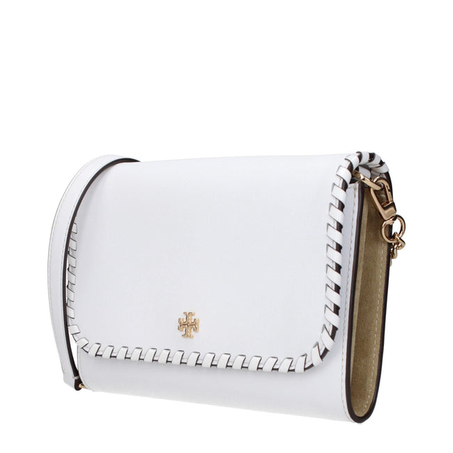 Tory Burch White Leather Clutch Bags Tory Burch