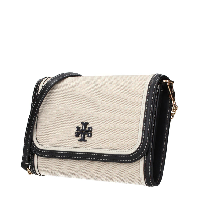 Tory Burch Beige Fabric Clutch Bags Tory Burch