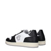 Versace White Leather Low Tops Versace