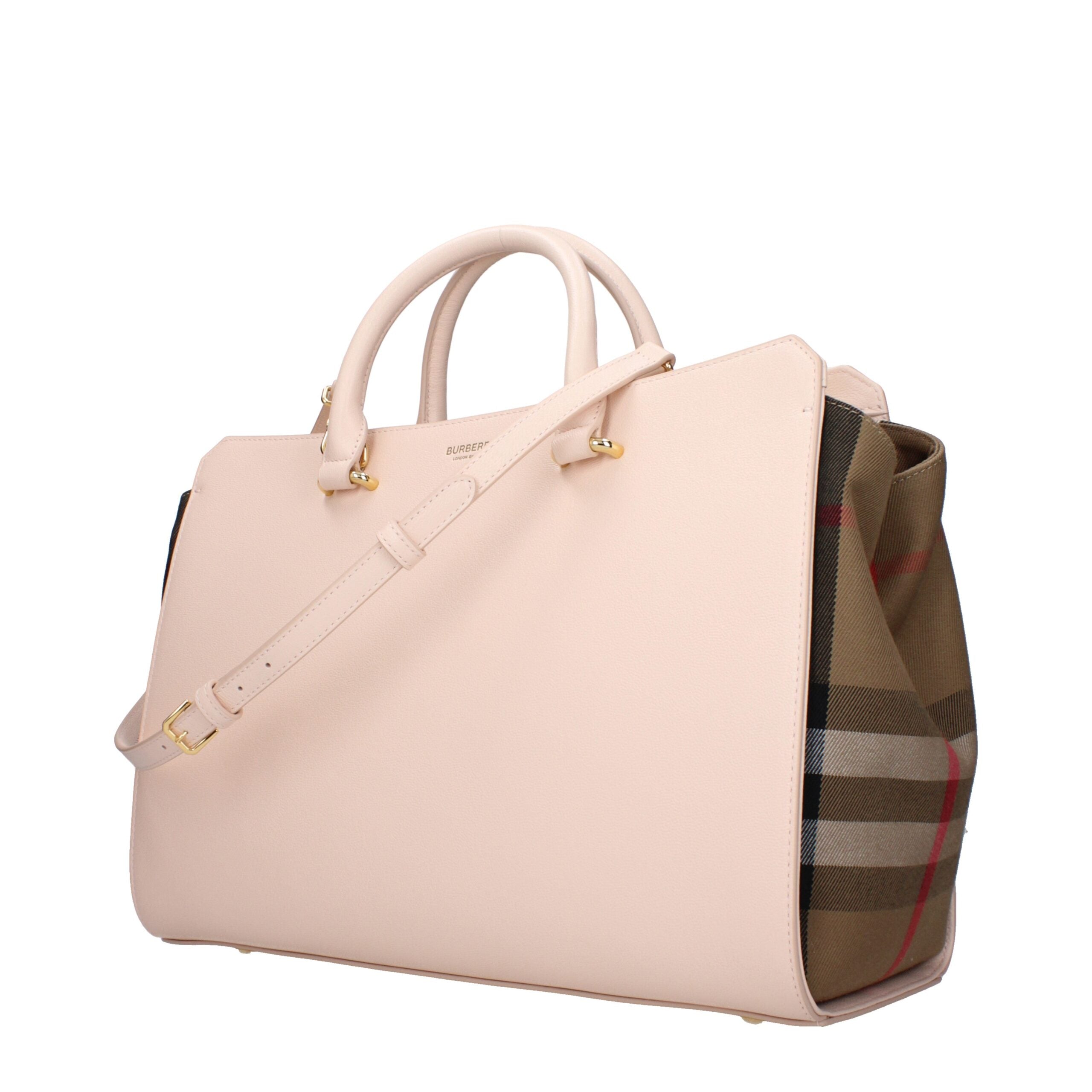 Burberry Pink Leather Handbags Burberry