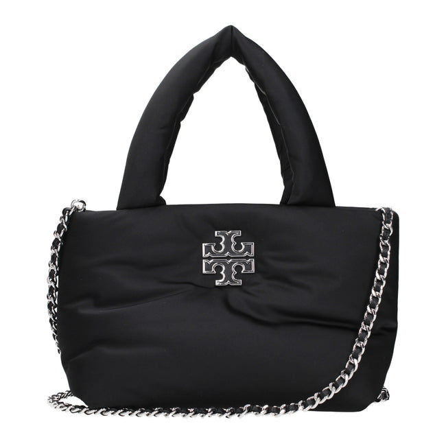 Tory Burch Black Fabric Handbags Tory Burch